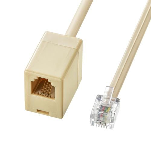 サンワサプライ モジューラーコード用延長コード 10m EA764CB-33 4550061713907【別送品】