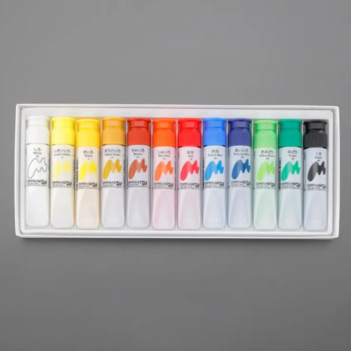 サクラクレパス 12本組 水彩絵具 画材 4550061719510 EA765MV-601(CDC)【別送品】