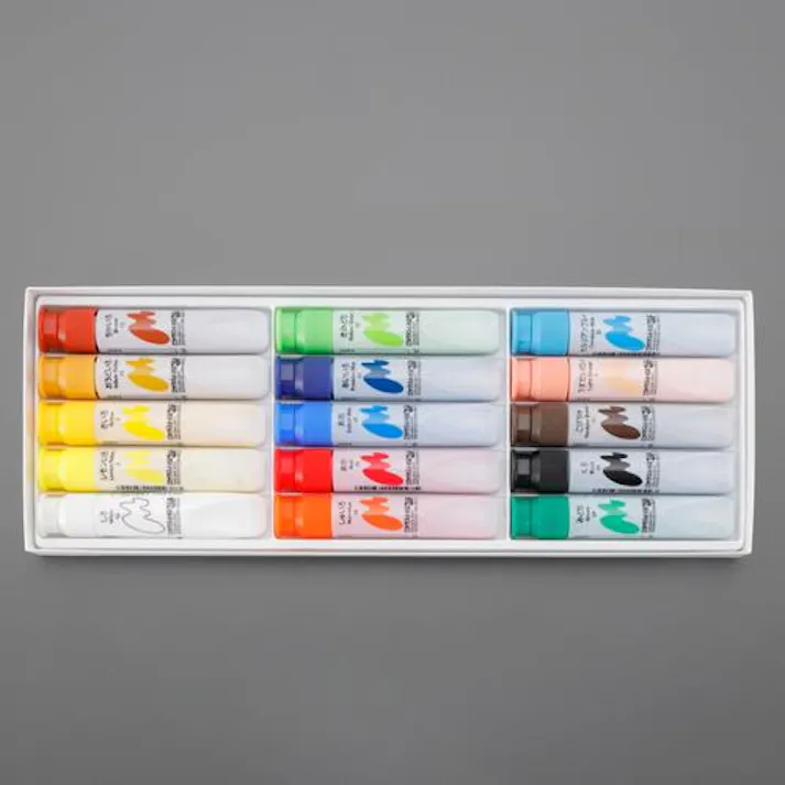 サクラクレパス 15本組 水彩絵具 画材 4550061719534 EA765MV-602(CDC)【別送品】