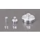 強力マグネット φ10.0x4.5mm/M3x0.5/25N EA781EE-13 4548745974713【別送品】
