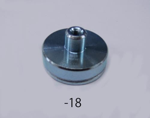 強力マグネット φ32.0x7.0mm/M5x0.8/350N EA781EE-18 4548745977264【別送品】