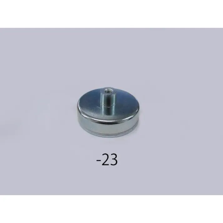 強力マグネット φ80x18mm/M10x1.5/600N EA781EH-23 4548745974461【別送品】