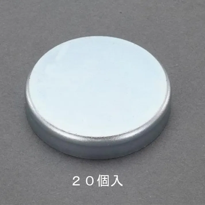 ESCO φ16x4.5mm/ 18N 強力マグネット(20個) ねじ付マグネット 4550061778555 EA781EH-3(CDC)【別送品】