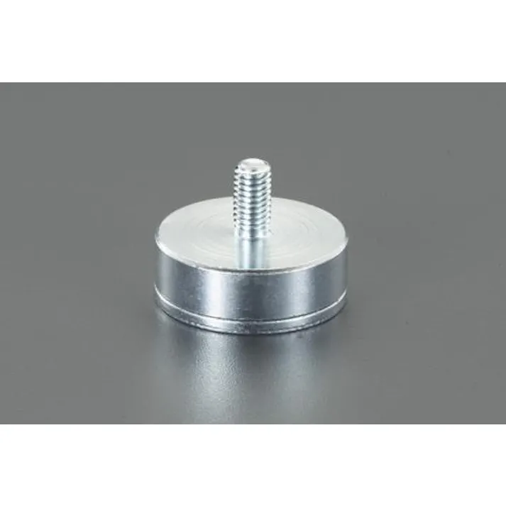 ESCO φ25x 7mm/200N 強力マグネット ねじ付マグネット 4550061167021 EA781EW-5(CDC)【別送品】
