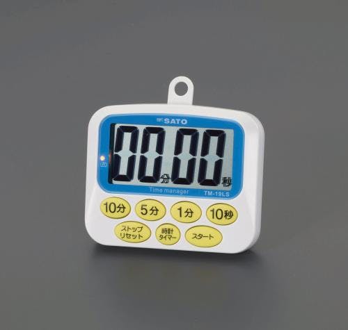 佐藤計量器製作所 タイマー(デジタル) 85x69x14mm EA798C-80A 4548745888379【別送品】