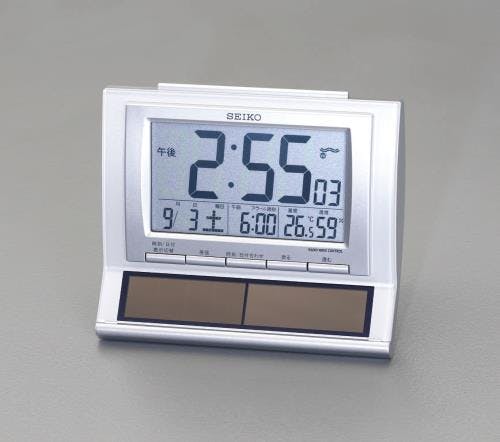 セイコー(SEIKO) 目ざまし時計/ソーラー電源 107x140x72mm [電波] EA798CS-60 4548745552799【別送品】