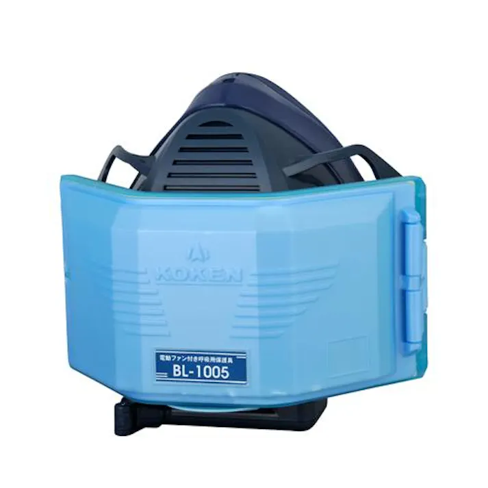 ESCO 電動ファン付き呼吸用保護具(伝声器付) マスク 4550061108178 EA800MR-1(CDC)【別送品】