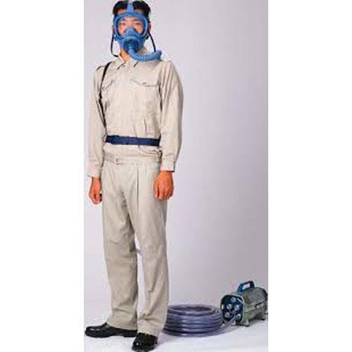 送気マスク(電動送風機型/2本蛇管) EA800MT-7 4550061108567【別送品】