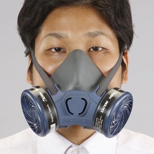 カートリッジ式ハーフマスク [S] EA800MV-1 4550061824160【別送品】