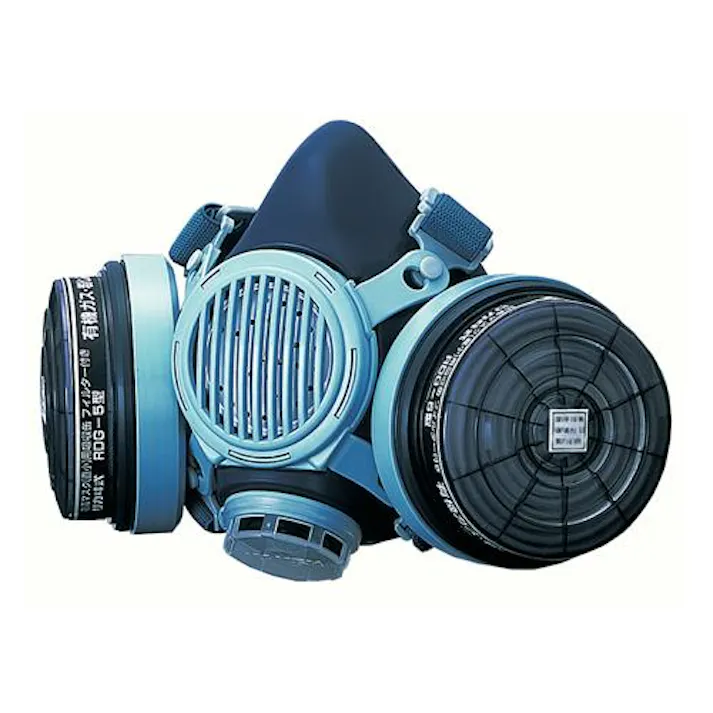 直結型防毒マスク(防塵併用/2缶式) EA800MX-32 4550061110690【別送品】