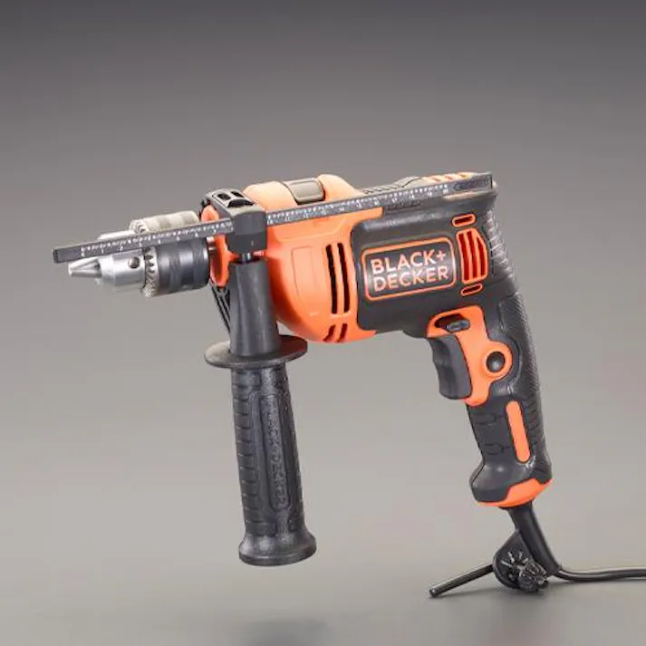 BLACK+DECKER(ブラック・アンド・デッカー) 13mm/ 550W 振動ドリル(正逆転・無段変速) BLACK+DECKER:電動工具 4550061904435 EA801BF-1(CDC)【別送品】