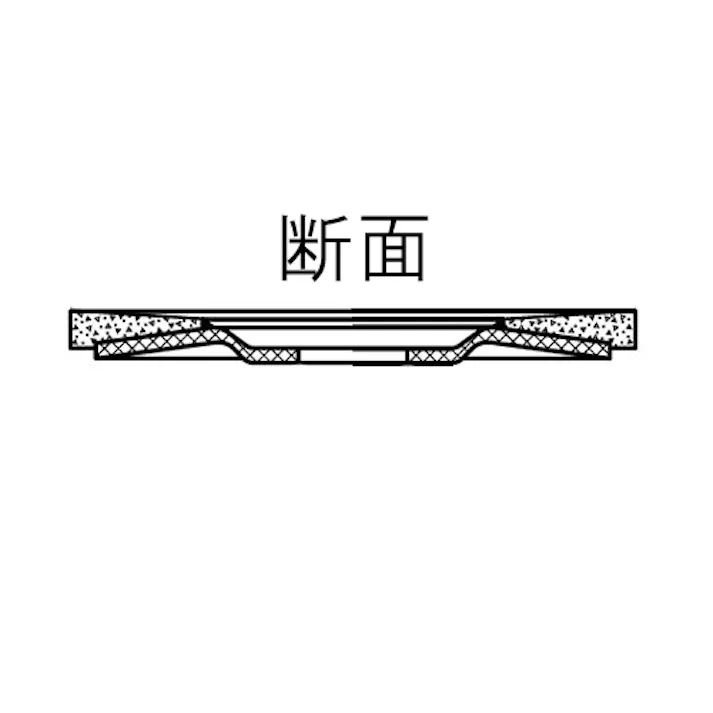 ESCO # 60/100mm フラップディスク(セラミック) ディスクグラインダ用オフセット・フレキシブル砥石、ワイヤーブラシ 4550061525081 EA809AL-12(CDC)【別送品】