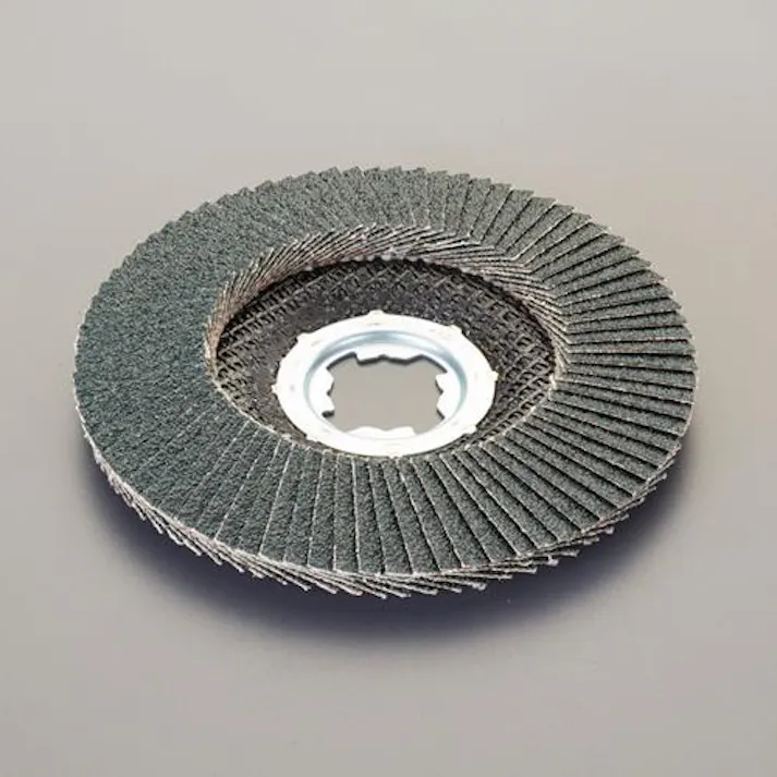 ESCO # 40/125mm フラップディスク(ジルコニア/X-LOCK) ディスクグラインダ用オフセット・フレキシブル砥石、ワイヤーブラシ 4550061526064 EA809AL-161(CDC)【別送品】