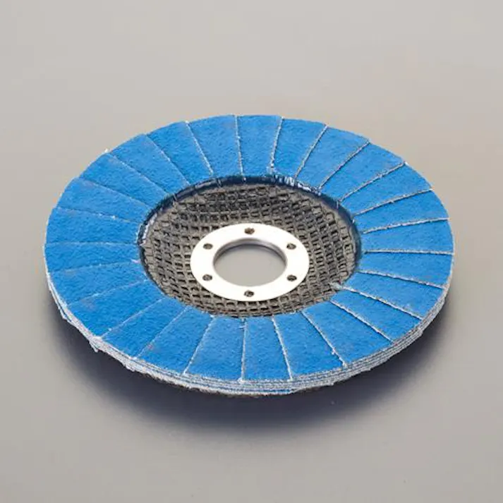 ESCO # 60/100mm フラップディスク(ステンレス用) ディスクグラインダ用オフセット・フレキシブル砥石、ワイヤーブラシ 4550061525111 EA809AL-22(CDC)【別送品】