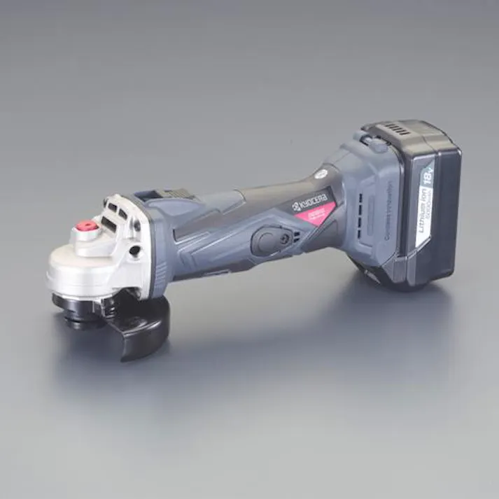 京セラ 100mm/18.0V ディスクグラインダー(充電式) RYOBI・:電動工具 4550061826843 EA809BX-33(CDC)【別送品】