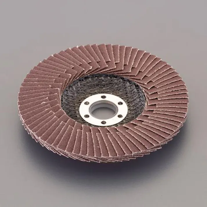 ESCO #320/100mm リコディスク ディスクグラインダ用オフセット・フレキシブル砥石、ワイヤーブラシ 4550061879634 EA809CT-9A(CDC)【別送品】