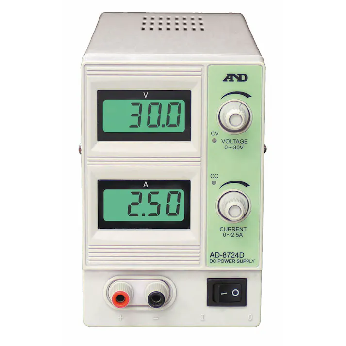 エー・アンド・デイ 直流安定化電源 AC100V→DC 0-30V/2.5A EA812-1A 4518340517639【別送品】