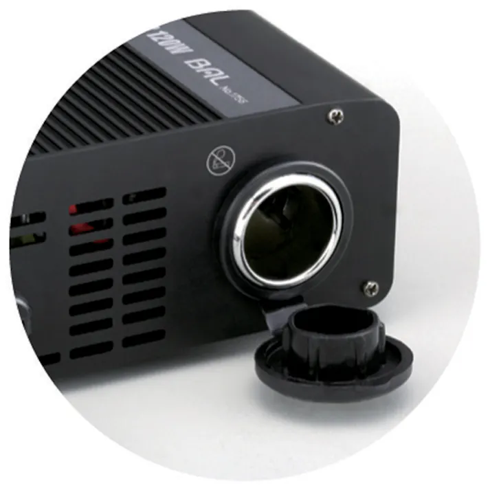 大橋産業(BAL) インバーター DC12V→AC100V/120W EA812JA-31 4548745383157【別送品】