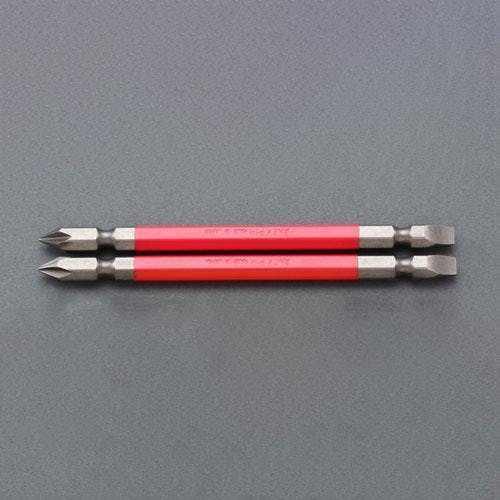 アネックスツール(Anex) カラービット(2本組)[+-] #1/5.0x110mm EA813AA-61 4548745930115【別送品】