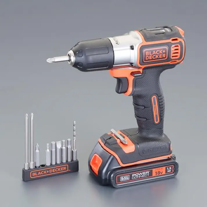 BLACK+DECKER(ブラック・アンド・デッカー) DC18V ドライバードリル(充電式) BLACK+DECKER:電動工具 4550061903469 EA813WB-12(CDC)【別送品】