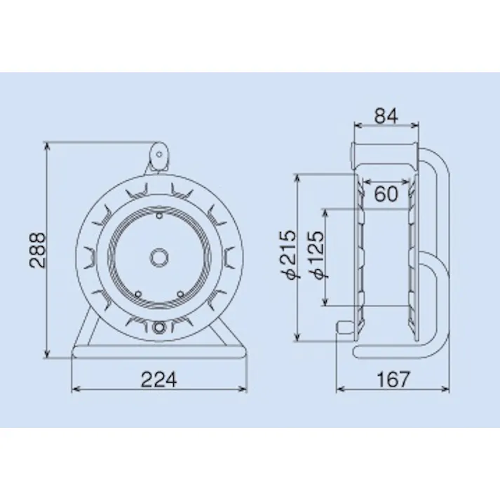 ハタヤリミテッド(HATAYA) コードリール(漏電遮断器付) AC125V/15A/10m EA815A 4518340080201【別送品】