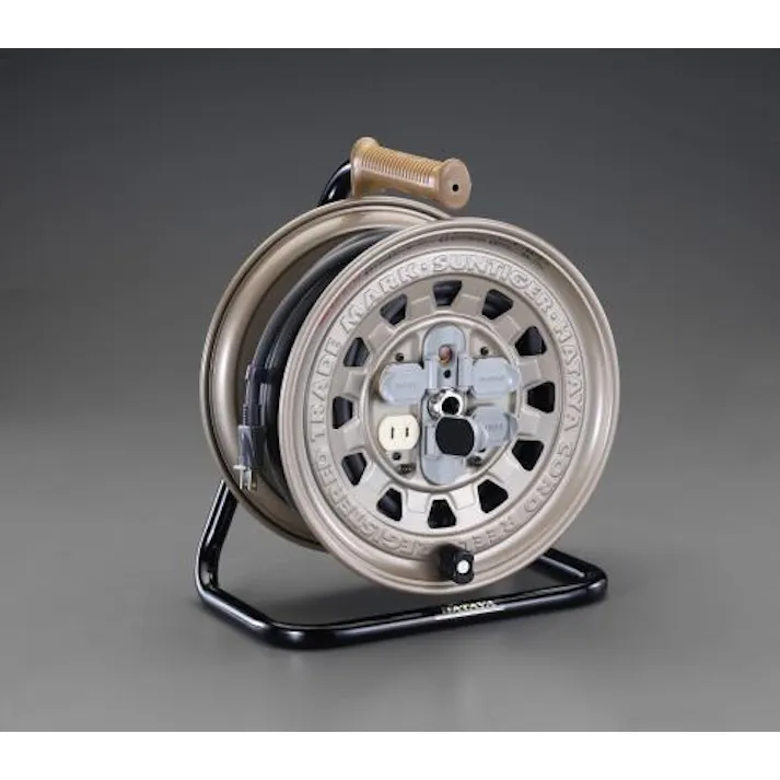 ハタヤリミテッド(HATAYA) AC125V/15A/30m コードリール(温度センサー付) ポータブル型コードリール 4548745725827 EA815B-30A(CDC)【別送品】