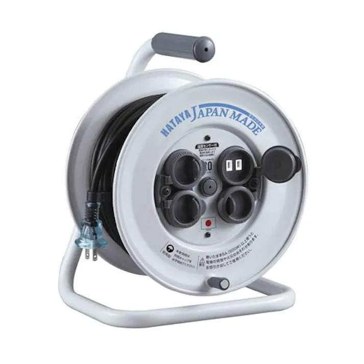 ハタヤリミテッド(HATAYA) AC125V/15A/20m コードリール(防雨型・温度センサー付 ポータブル型コードリール 4550061939192 EA815BE-42(CDC)【別送品】