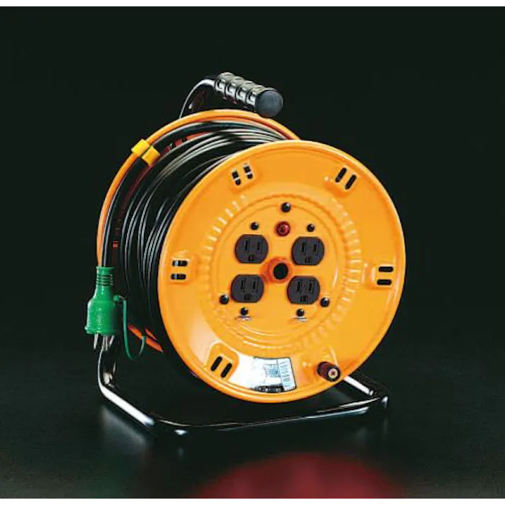 日動工業 コードリール(アース付) AC125V/15A/50m EA815BH-50 4518340877108【別送品】