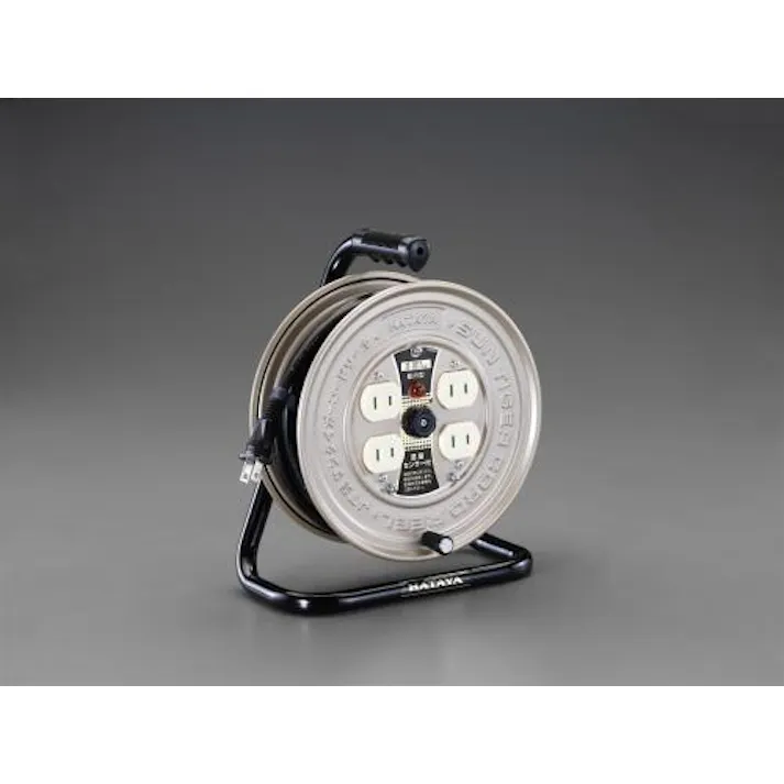 ハタヤリミテッド(HATAYA) AC125V/15A/10m コードリール(温度センサー付) ポータブル型コードリール 4548745725773 EA815BK-10A(CDC)【別送品】