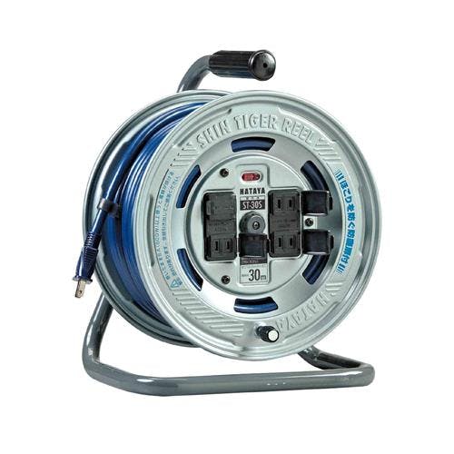 ハタヤリミテッド(HATAYA) コードリール(温度センサー付) AC125V/15A/30m EA815BS-4 4550061939215【別送品】