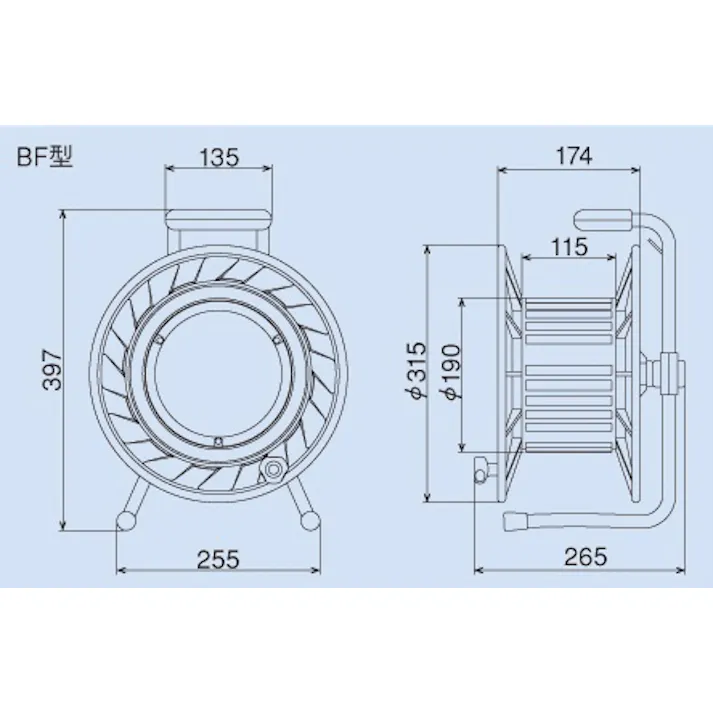 ハタヤリミテッド(HATAYA) コードリール(漏電遮断/防雨型) AC100V/15A/30m EA815DD 4518340080324【別送品】