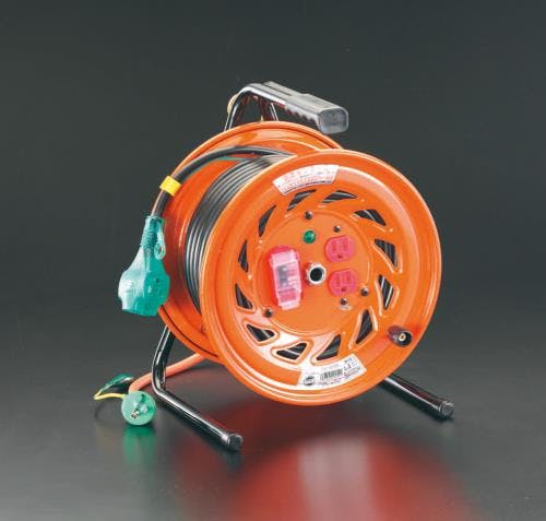 日動工業 コードリール(元置型過負荷遮断) AC125V/15A/30m EA815DP-3 4518340433250【別送品】