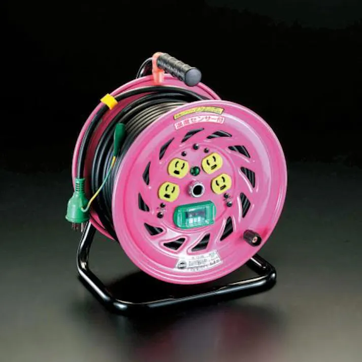 日動工業 コードリール(抜け止・漏電遮断) AC125V/22A/30m EA815DV-2 4518340433557【別送品】