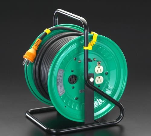 日動工業 コードリール(降圧トランス) AC200V→AC115V/10A/30m EA815DW-16 4548745010077【別送品】