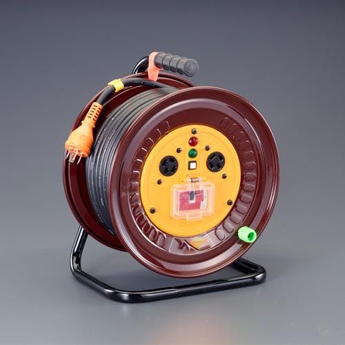 日動工業 コードリール(三相・過負荷漏電遮断) AC200Vx30m EA815DY-3A 4550061634578【別送品】