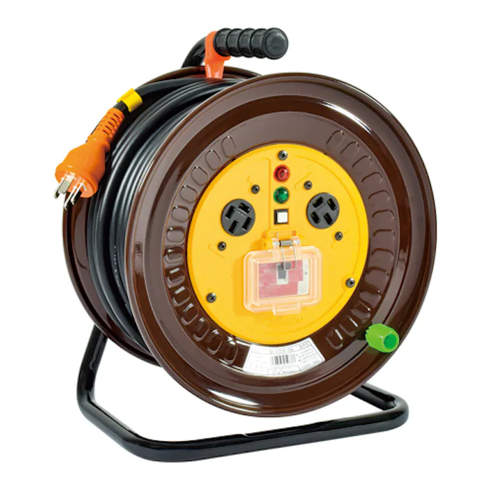 日動工業 コードリール(三相・過負荷漏電遮断) AC200Vx30m EA815DY-3A 4550061634578【別送品】