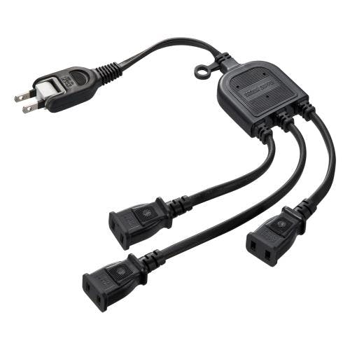 サンワサプライ 分配コード(3口) AC125V/15Ax0.5m EA815GA-87 4550061813478【別送品】