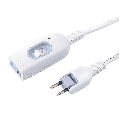 サンワサプライ 延長コード(中間スイッチ付) AC125V/15Ax2.0m EA815GA-90 4550061813508【別送品】