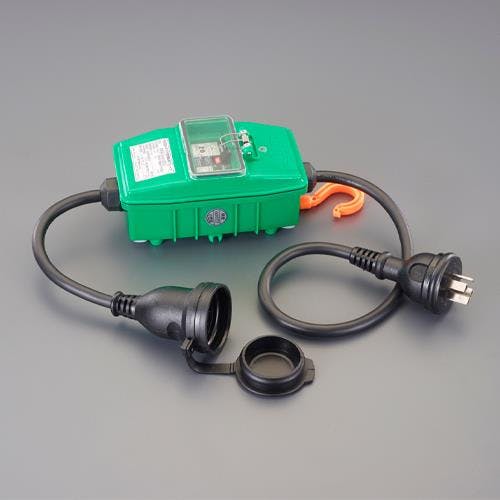 日動工業 過負荷・漏電保護タップ 三相200V/19A/0.7m EA815GB-6 4550061970416【別送品】