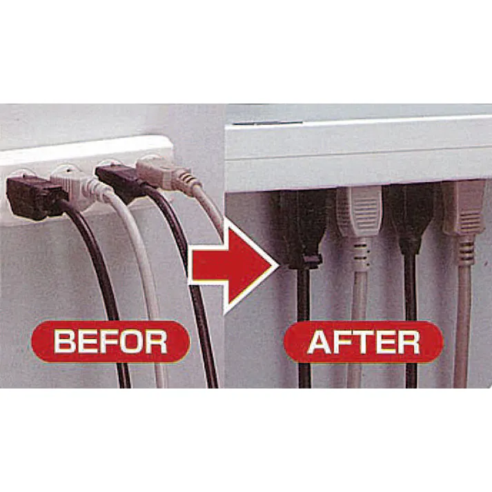 ヤザワコーポレーション タップ(抜け止め・雷サージ) AC125V/15Ax2m/6口 EA815GL-408A 4548745513400【別送品】