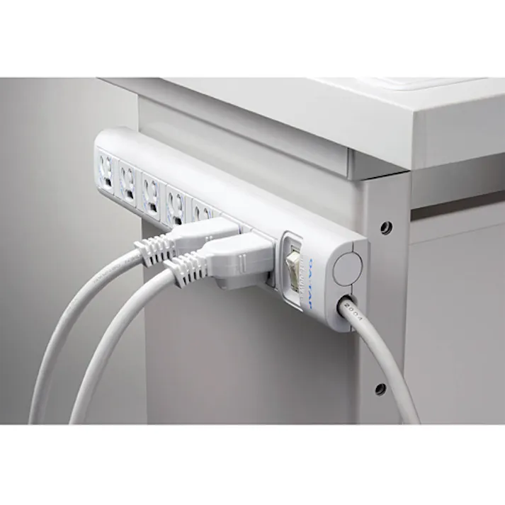 エレコム タップ(7口・抜け止・マグネット付) AC125V/15Ax5m EA815GL-45BA 4548745500035【別送品】