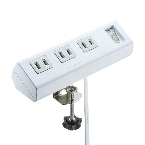 サンワサプライ タップ(6口/一括スイッチ付/クランプ式) AC125V/15A EA815GM-211 4550061852019【別送品】