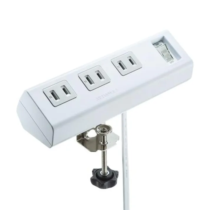 サンワサプライ タップ(6口/一括スイッチ付/クランプ式) AC125V/15A EA815GM-211 4550061852019【別送品】