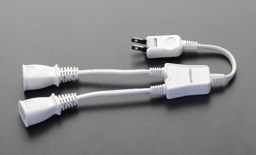 ヤザワコーポレーション 分配コード(2口) AC125V/15Ax0.2m EA815HC-12A 4548745522914【別送品】