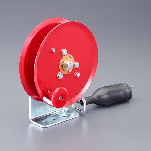 中発販売 アースリール(手動巻取) φ4.0mm×10m/50A EA815SW-1 4550061516232【別送品】