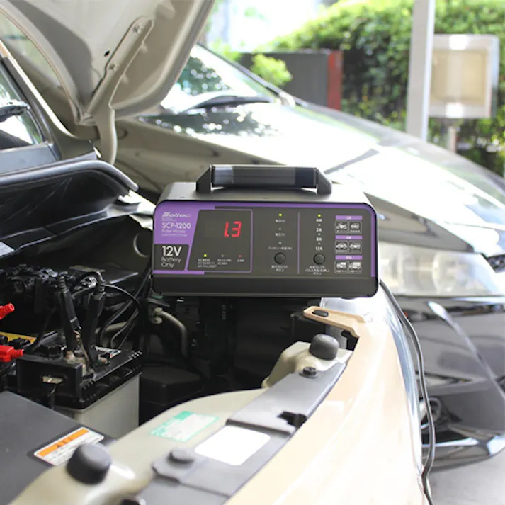 大自工業(Meltec) 自動パルス充電器 AC100V/6-140Ah EA815YA-45 4550061518632【別送品】