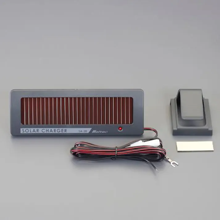 大自工業(Meltec) バッテリーチャージャー(ソーラー式) 18.7mA EA815YA-61 4550061901038【別送品】