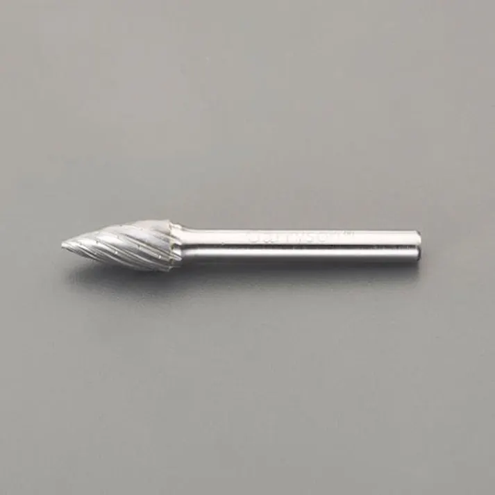 ESCO 6 x50mm/6mm軸 超硬カッター (6mm軸)超硬・ダイヤモンド・CBNバー 4550061957349 EA819LG-6(CDC)【別送品】
