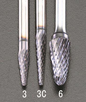 超硬バー 3x13mm/3mm軸 [Coated] EA819PH-3C 4548745387049【別送品】