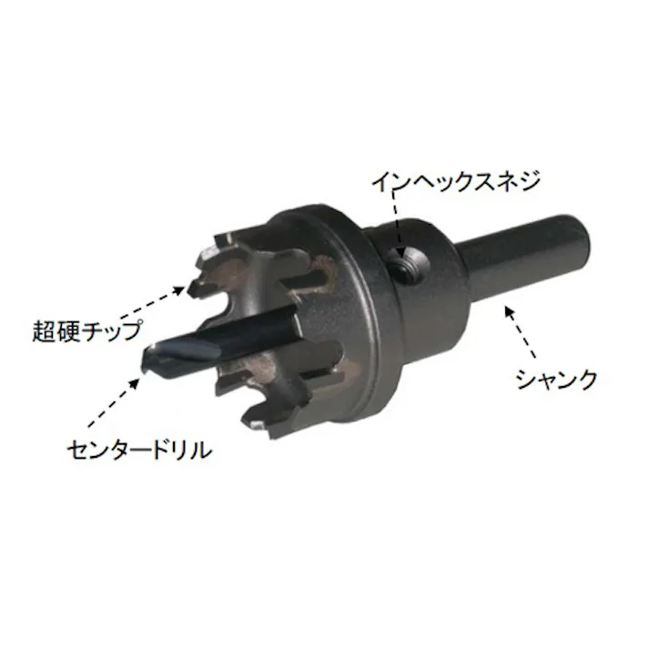 ミヤナガ 超硬付ホールソー 46mm EA823M-46 4518340188389【別送品】